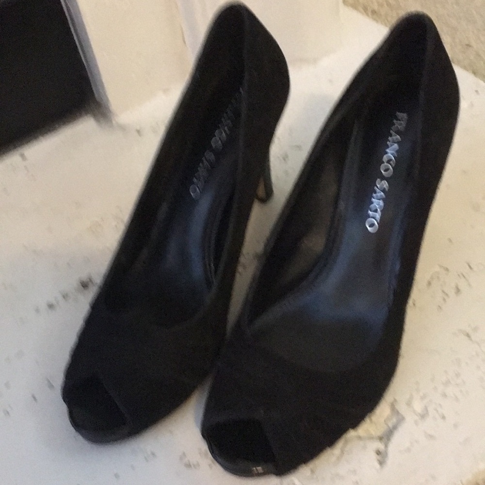 Franco Sarto suede high heels
